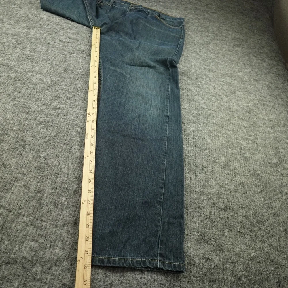 Levis‎ 505 Jeans Mens 40x32 Blue Denim Fume Red Tab Regular Fit Casual Straight